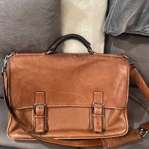 Men’s Coach tan Leather Briefcase